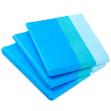 Hallmark Royal Blue, Turquoise and Light Blue Bulk Tissue Paper (90 Sheets) for Birthdays, Hanukkah, Father's Day, Baby Showers, Graduations