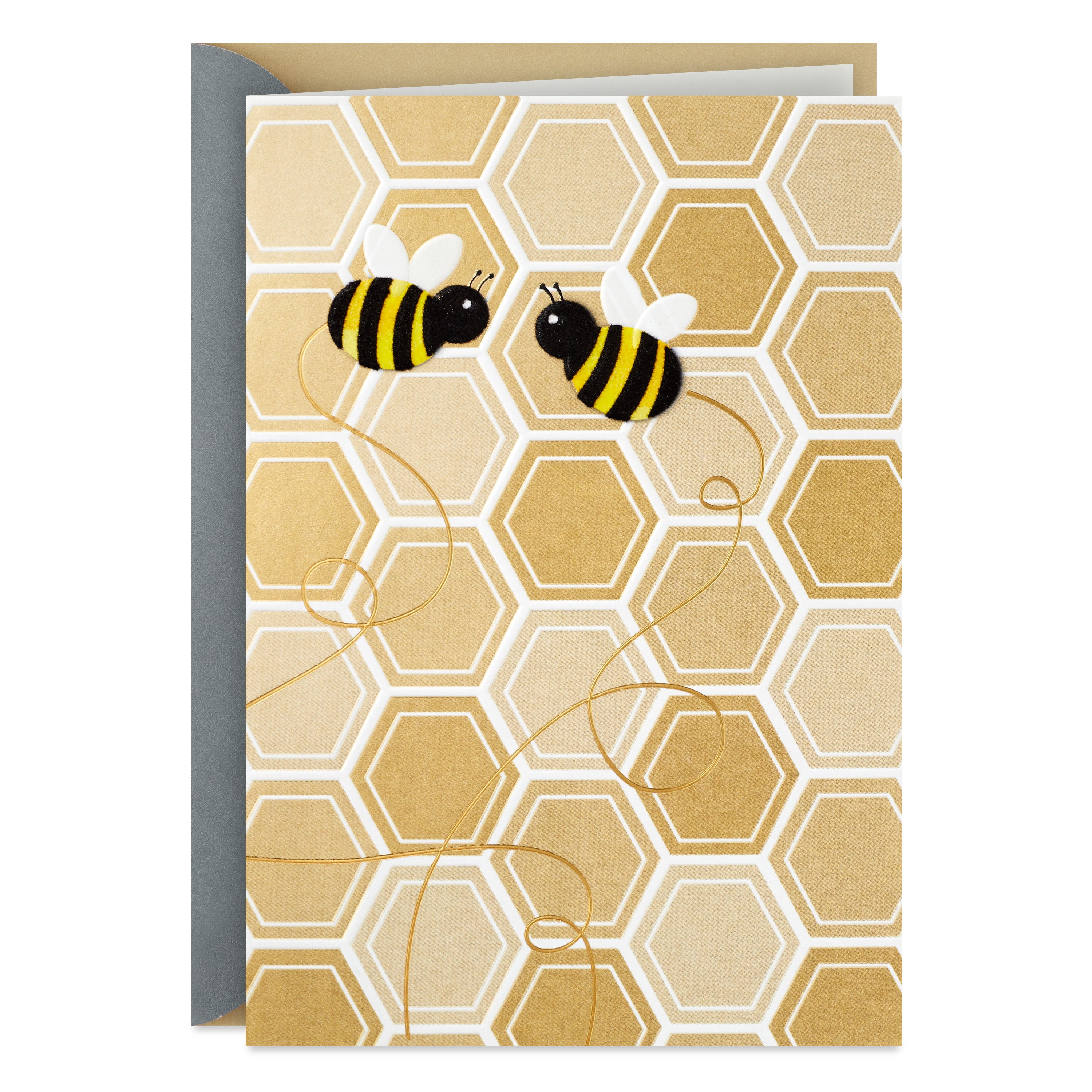 Hallmark Anniversary Card, Love Card, Romantic Birthday Card (Honeybees)