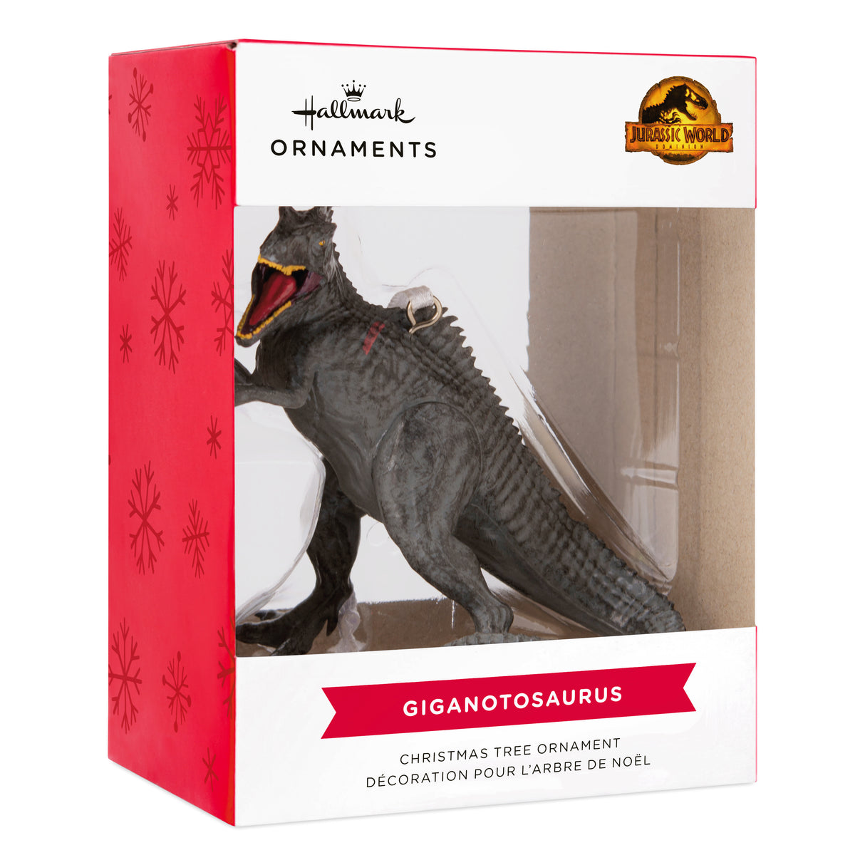 Jurassic World Dominion Giganotosaurus Christmas Ornament