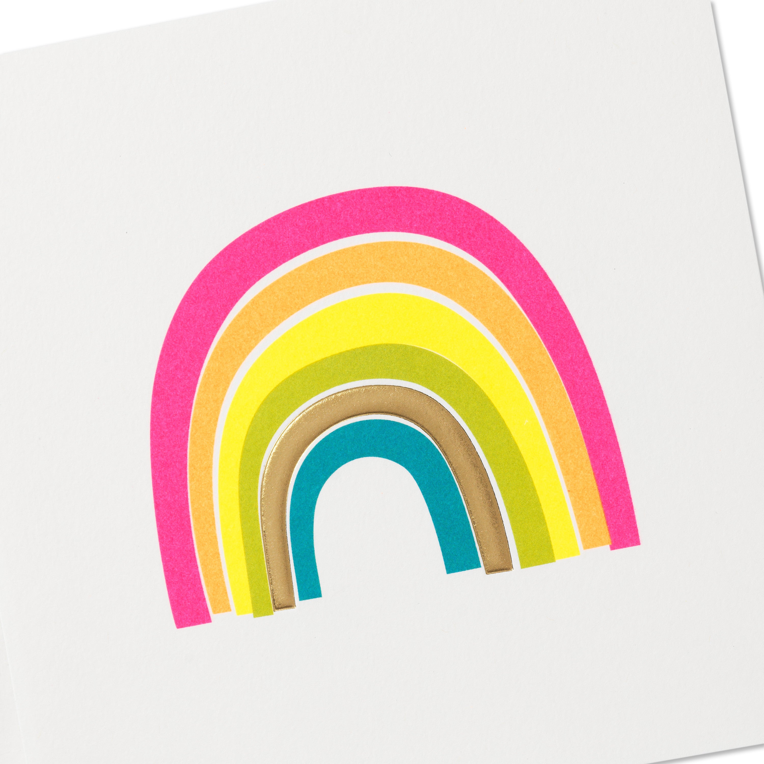 Hallmark Signature Blank Card (Rainbow)