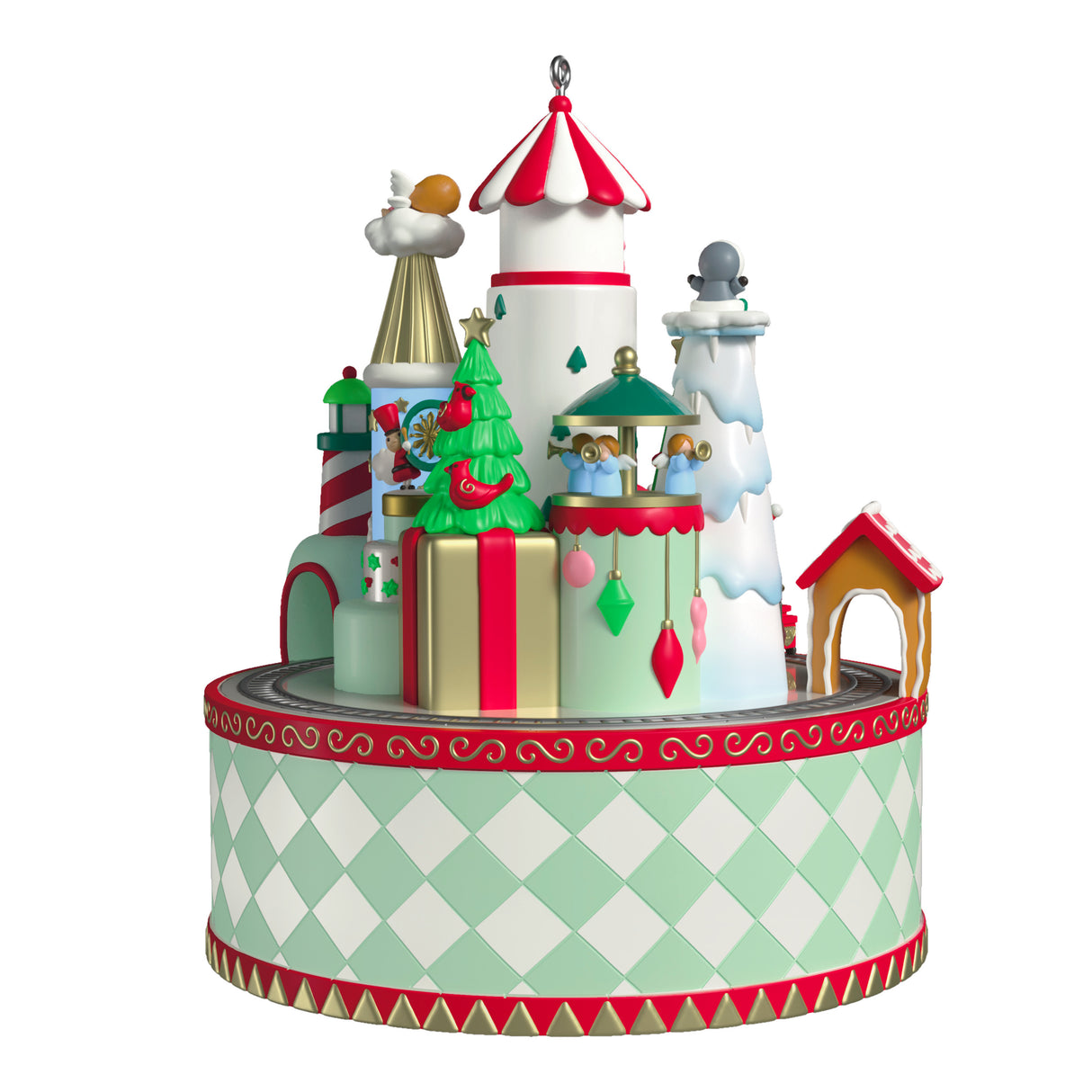 Hallmark Keepsake Christmas Ornament (Keepsake Village Musical With Light and Motion)