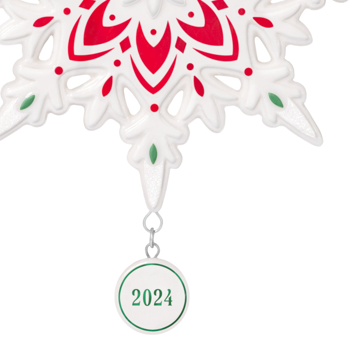 Keepsake Christmas Ornament 2024, Snowflake 2024, Porcelain, Snowflake Gifts