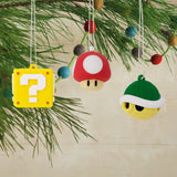 Nintendo Super Mario 1" Miniature Christmas Ornaments, Set of 6 Mini, Shatterproof