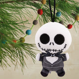 Hallmark Christmas Ornament (Disney Tim Burton's The Nightmare Before Christmas Jack Skellington, Plush Fabric)