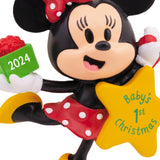 Disney Minnie Mouse Baby's First Christmas 2024 Christmas Ornament