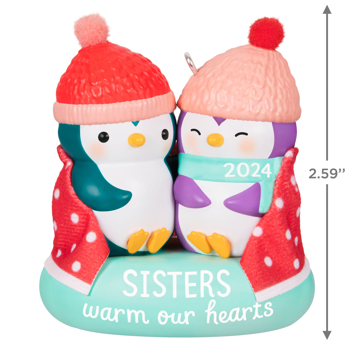 Keepsake Christmas Ornament 2024, Sisters Warm Our Hearts 2024, Family Gifts