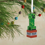 Hallmark Minecraft Creeper on TNT Christmas Ornament