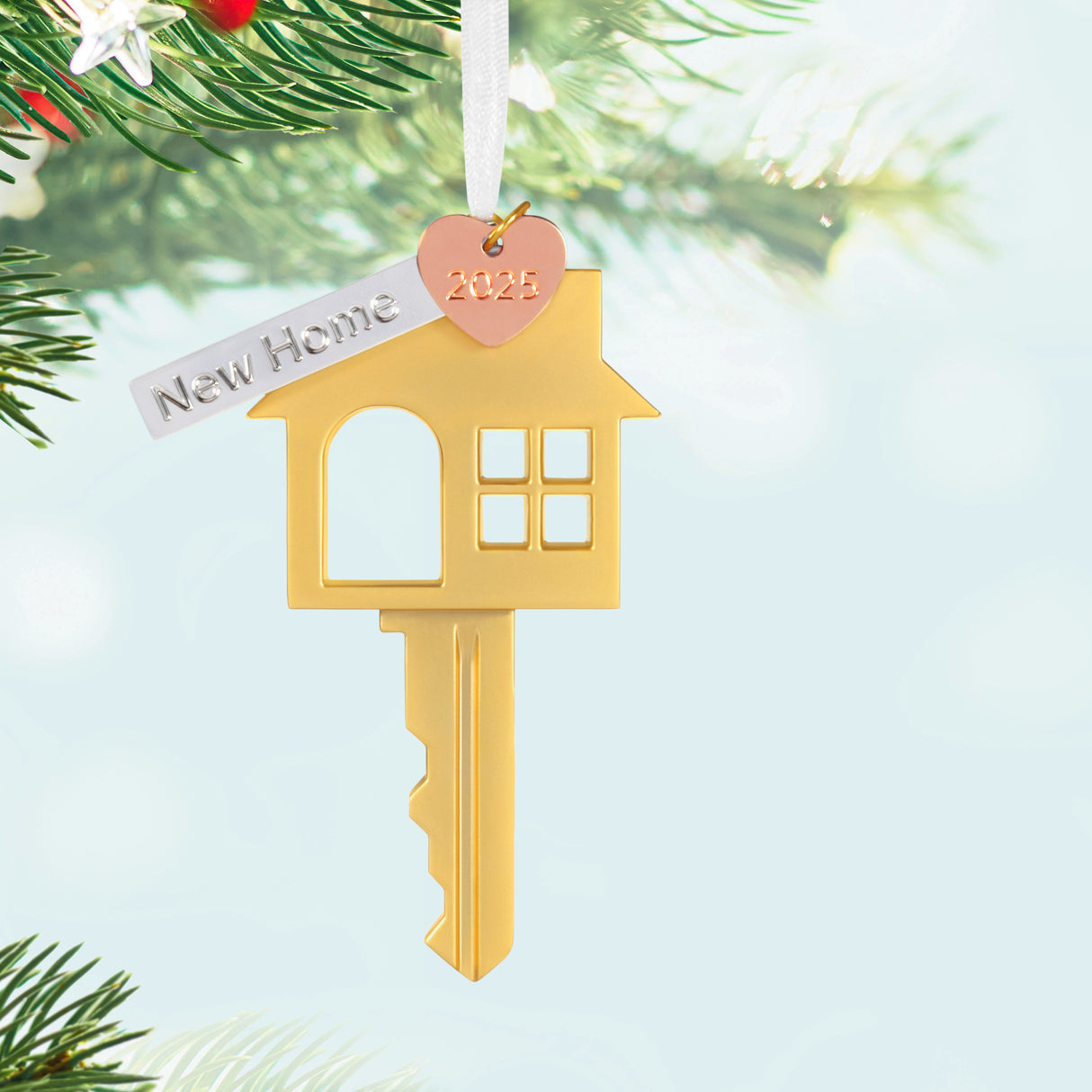 Hallmark Keepsake Christmas Ornament (New Home 2025, Metal)