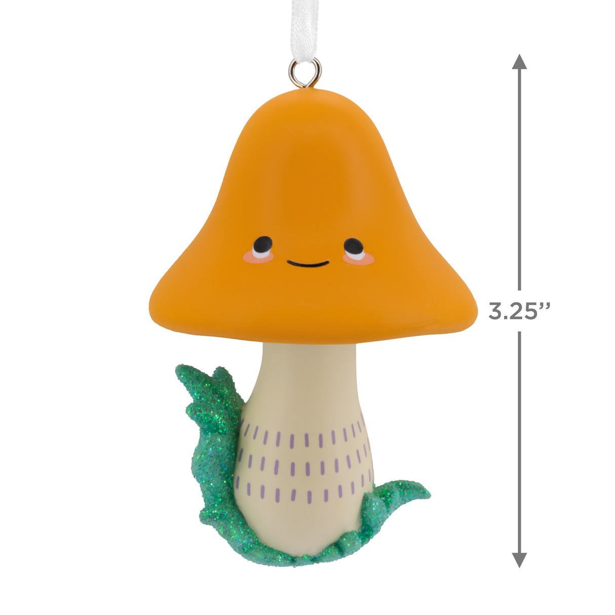 Smiling Mushroom Christmas Ornament