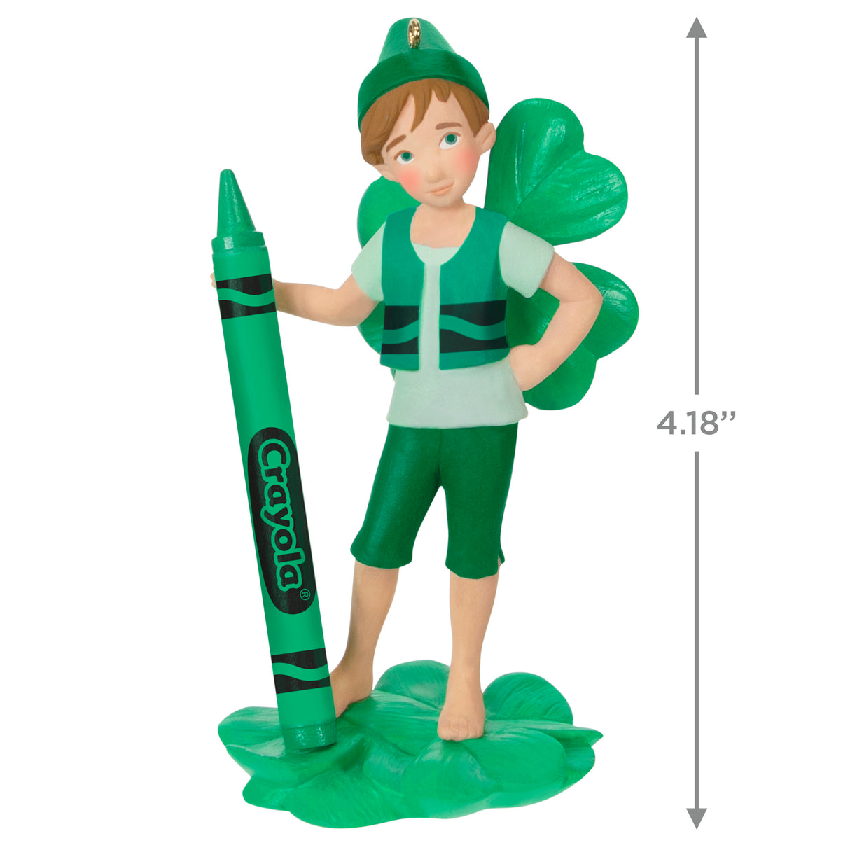 Keepsake Christmas Ornament 2024, Crayola Shamrock Fairy, Gifts for Kids