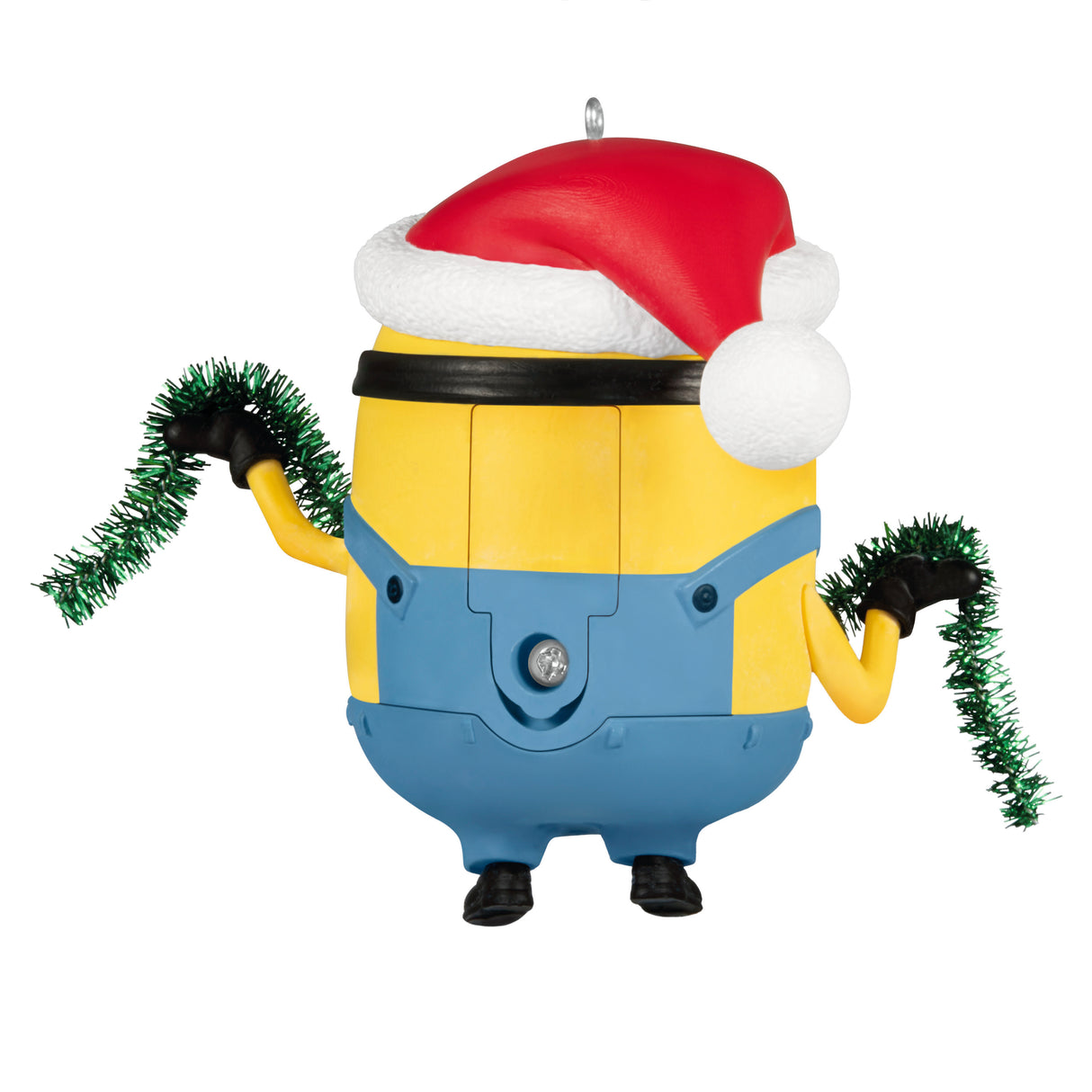 Hallmark Keepsake Christmas Ornament (Minions Bob Trims the Tree With Sound)
