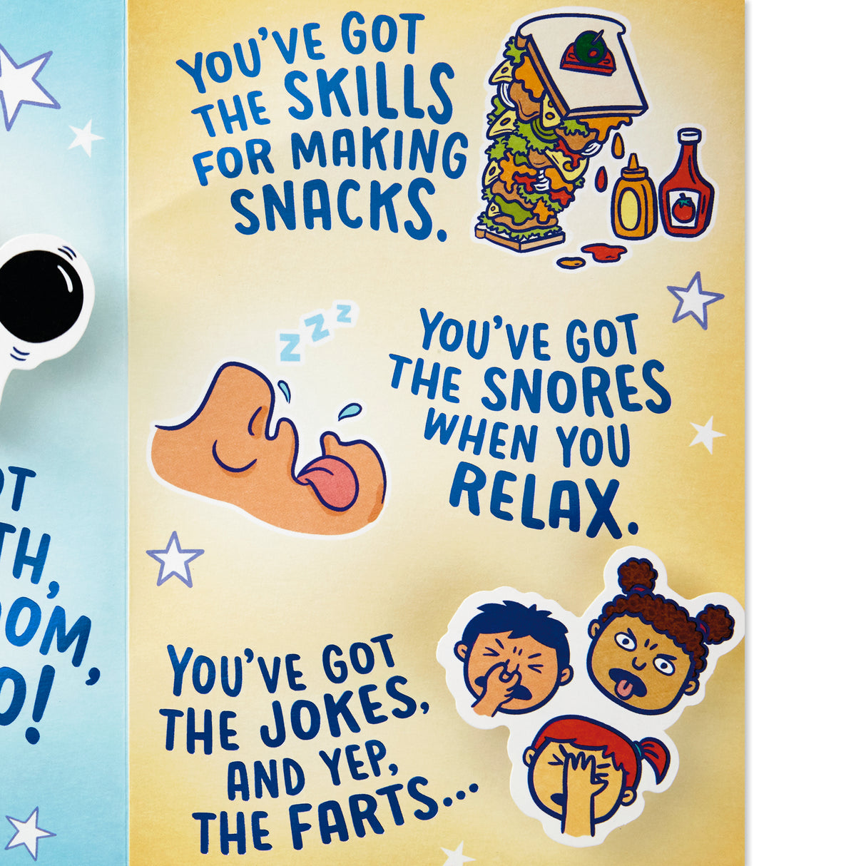 Funny Pop Up Fathers Day Card for Dad from Son or Daughter (You've Got it All)