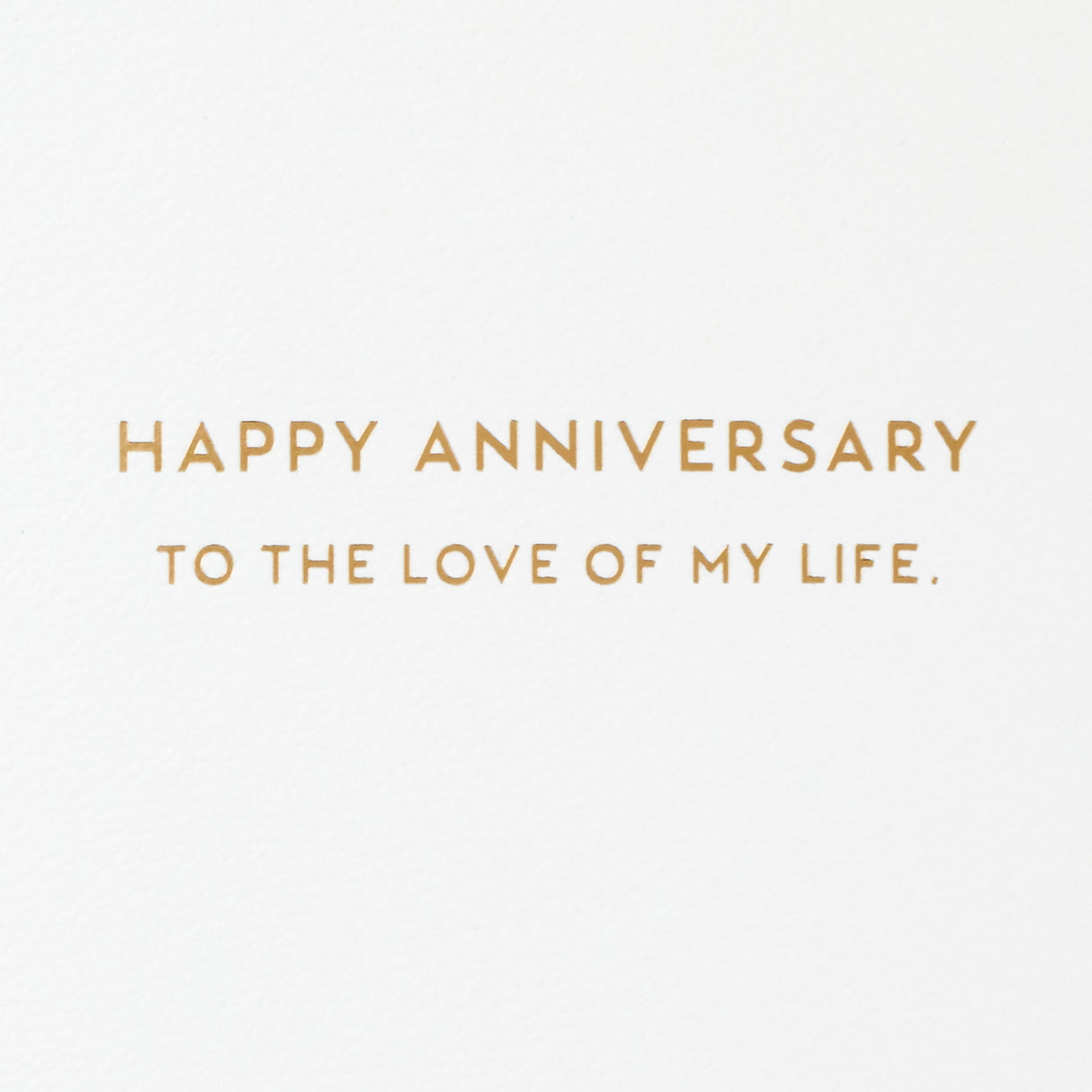 Hallmark Signature Anniversary Card for Husband, Wife, Boyfriend, Girlfriend (Love of My Life)