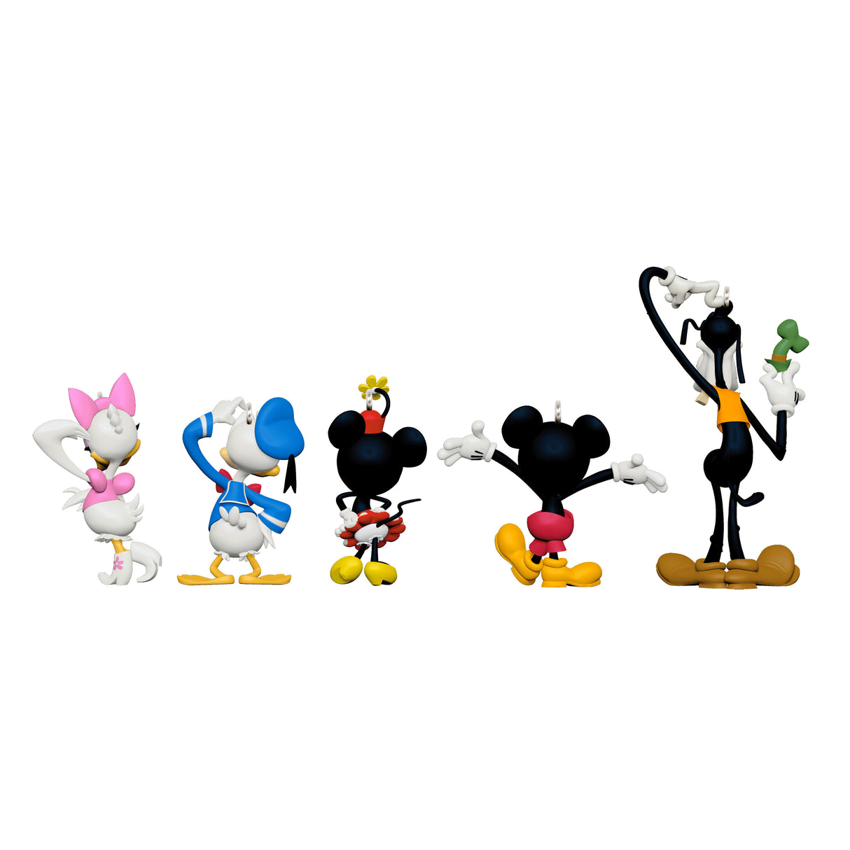 Keepsake Christmas Ornament 2024, Disney Mickey and Friends Forever Friends, Set of 5, Gifts for Disney Fans