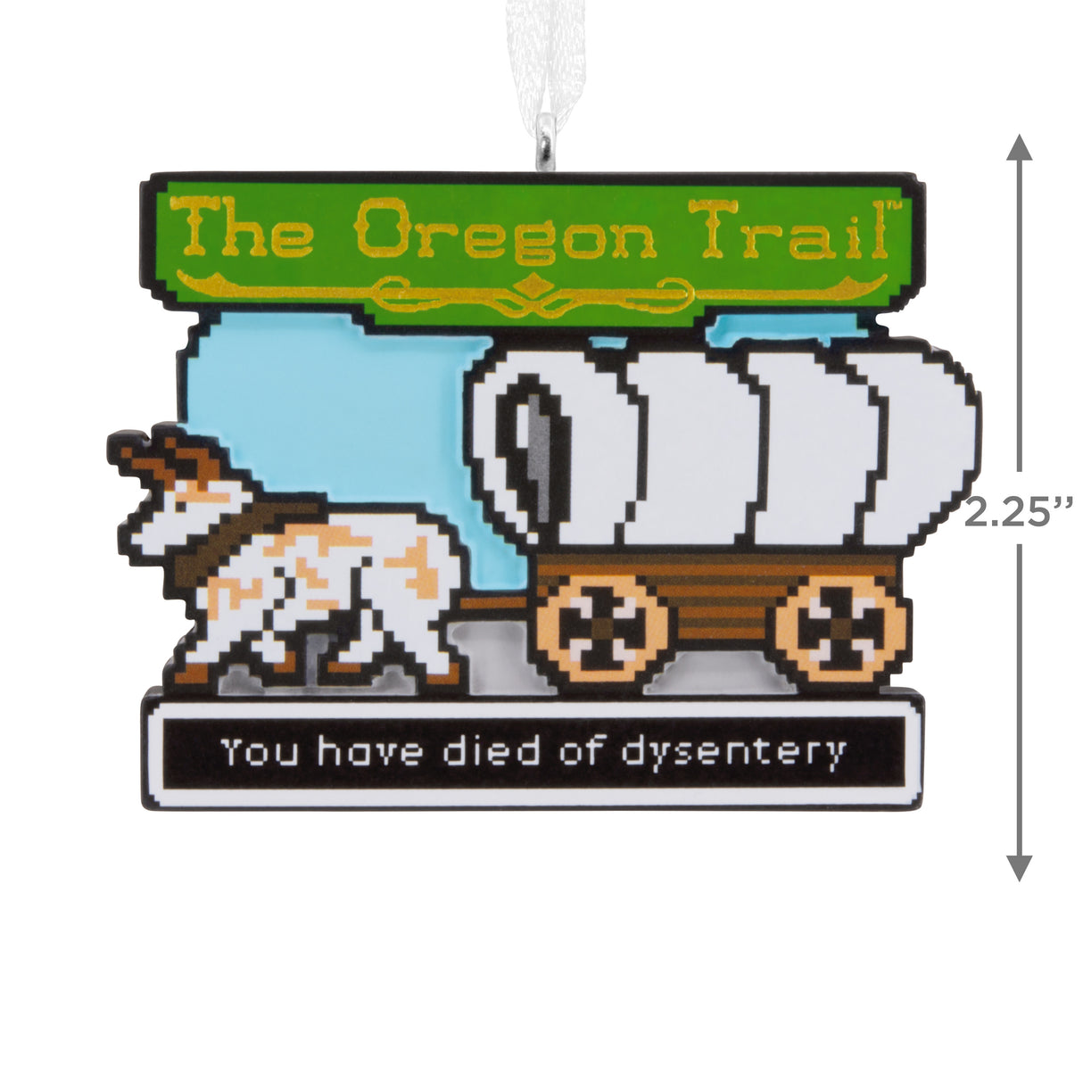 The Oregon Trail Video Game Christmas Ornament