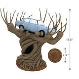 Keepsake Christmas Tree Topper, Harry Potter and the Chamber of Secrets Collection Flying Ford Anglia in the Whomping Willow With Light and Sound, Gifts for Harry Potter Fans