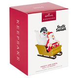 Keepsake Christmas Ornament 2024, Frosty the Snowman Frosty and Santa, Christmas Movie Gifts