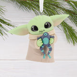 Hallmark Christmas Ornament (Star Wars: The Mandalorian Grogu With Frog)