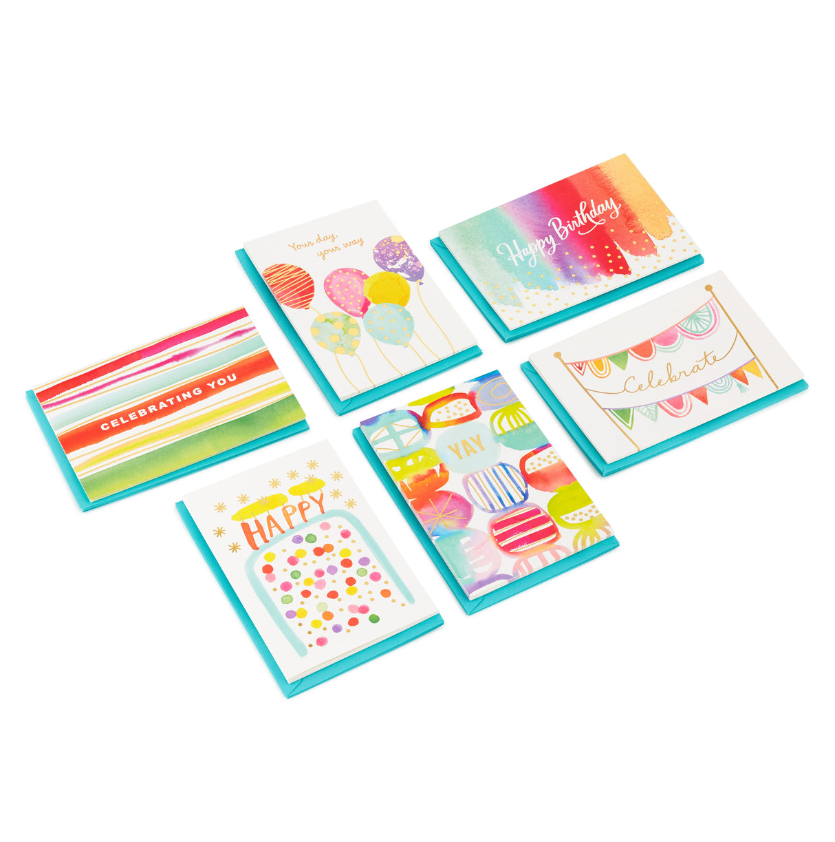 Birthday Cards Assortment, 36 Cards with Envelopes (Celebrate)