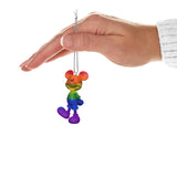 Keepsake Christmas Ornament 2024, Disney Mickey Mouse Rainbow Mickey, Gifts for Disney Fans