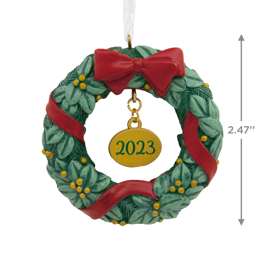 Hallmark Festive Wreath 2023 Christmas Ornament
