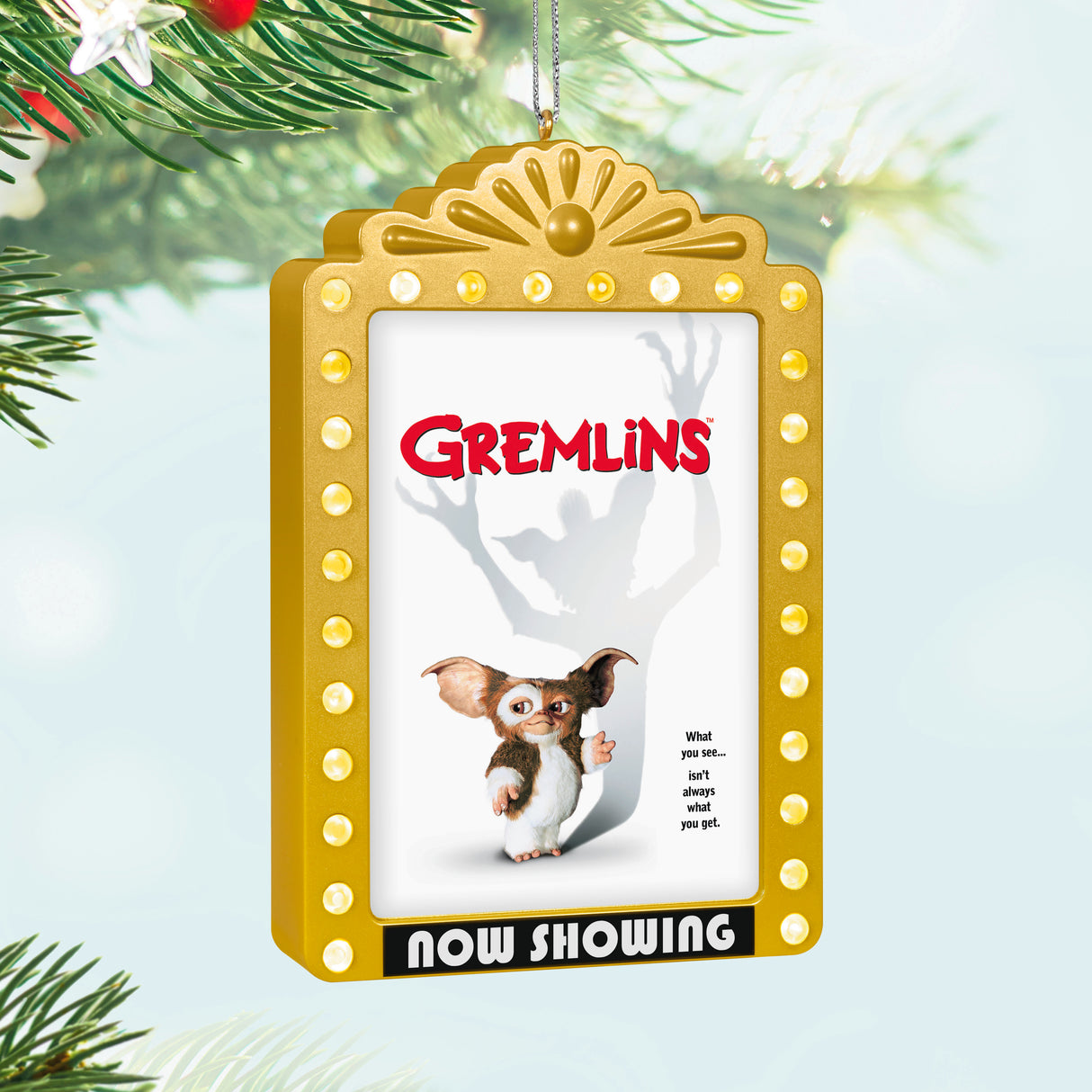 Keepsake Christmas Ornament 2024, Gremlins 40th Anniversary With Light, Movie Gifts