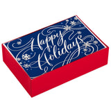 Holiday Boxed Cards, Happy Holidays (40 Cards with Envelopes)