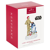 Keepsake Christmas Ornament 2024, Star Wars C-3PO and R2-D2 Peekbuster With Motion-Activated Sound, Gifts for Star Wars Fans