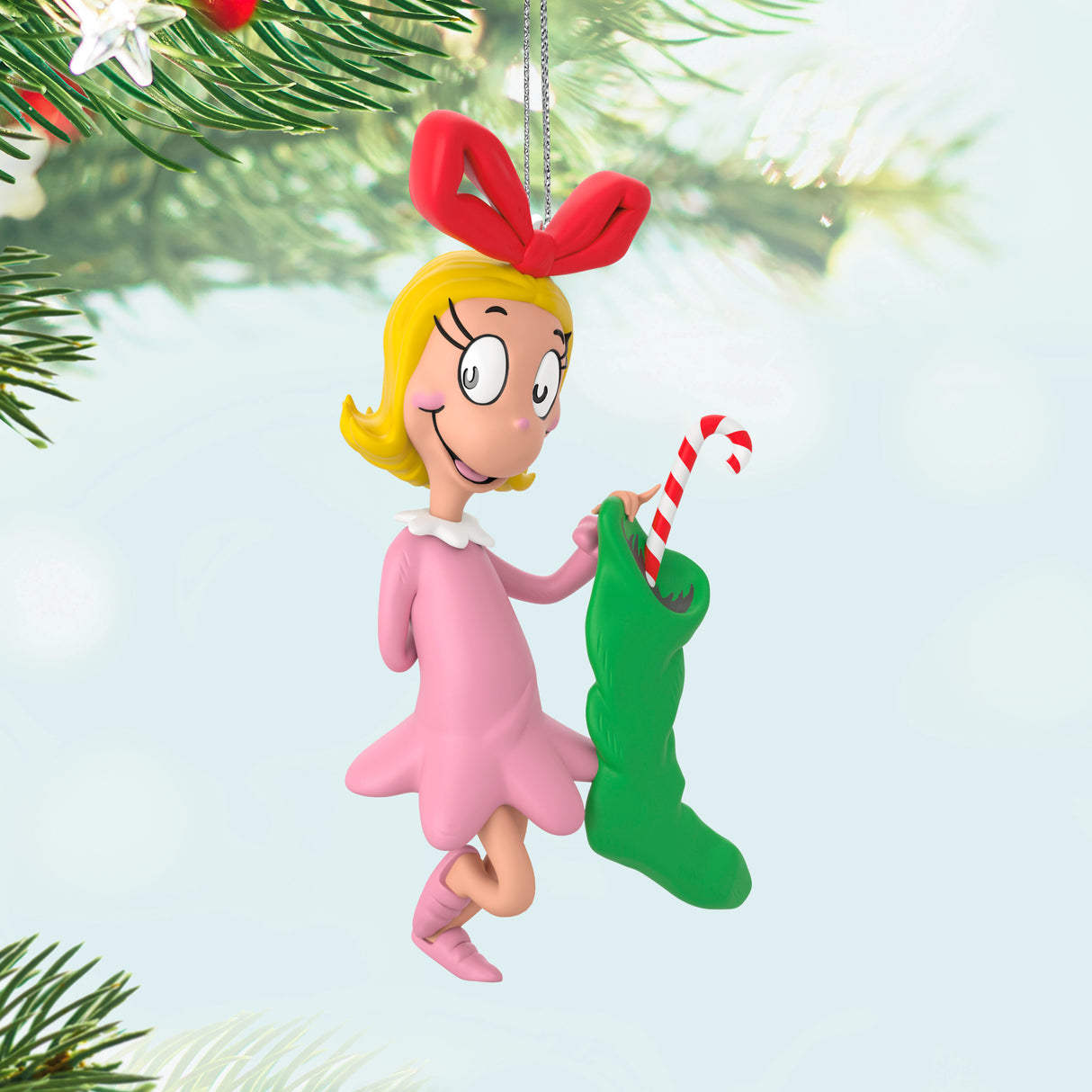 Hallmark Keepsake Christmas Ornament (Dr. Seuss's How the Grinch Stole Christmas! Cindy-Lou Who)