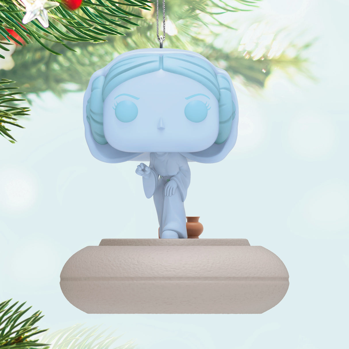 Keepsake Christmas Ornament 2024, Star Wars: A New Hope Princess Leia's Desperate Plea Funko POP! With Light and Sound, Gifts for Star Wars Fans