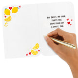 Hallmark Love Card, Romantic Birthday Card (Easy Peasy Lemon Squeezy)