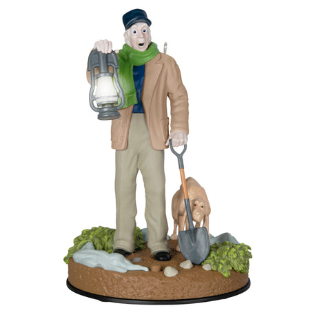 Keepsake Christmas Ornament, Disney The Haunted Mansion Collection The Caretaker and His Dog With Light and Sound, Gifts for Disney Fans