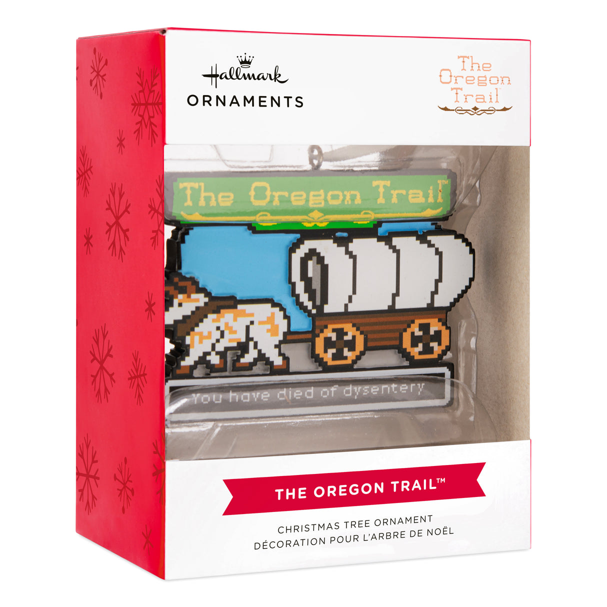 The Oregon Trail Video Game Christmas Ornament