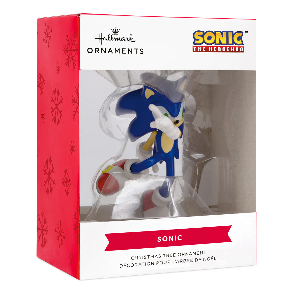 Sonic the Hedgehog Action Pose Christmas Ornament