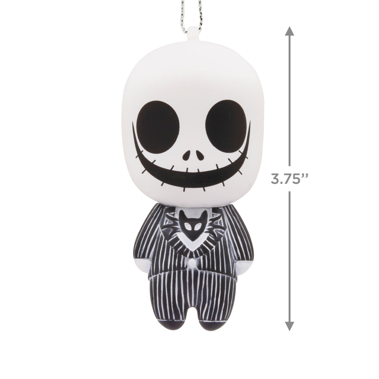 Disney Tim Burton's The Nightmare Before Christmas Jack Skellington Christmas Ornament, Shatterproof