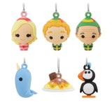 Hallmark Mini Christmas Ornaments (Elf, Shatterproof), Set of 6