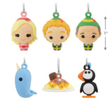 Hallmark Mini Christmas Ornaments (Elf, Shatterproof), Set of 6