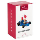 Keepsake Christmas Ornament 2024, Nintendo Mario Kart Toad, Gifts for Gamers