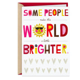 Hallmark Pop Up Valentines Day Card (Make the World Brighter)