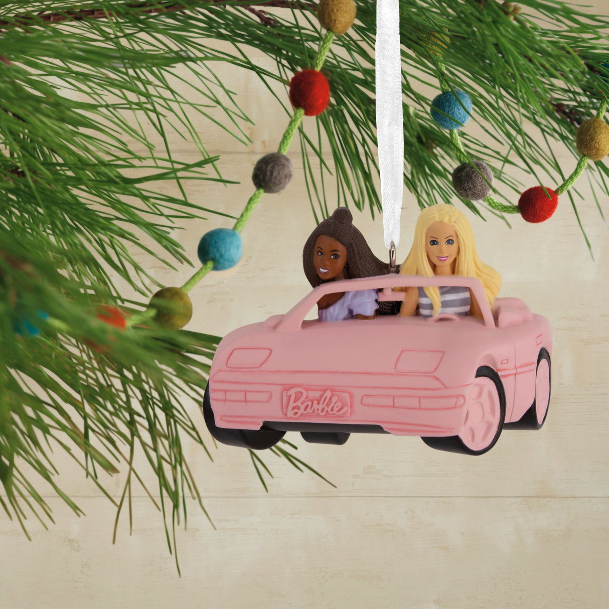 Barbie in Car Christmas Ornament