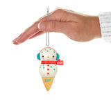 Keepsake Christmas Ornament 2024, Son Snowman Ice Cream Cone 2024, Family Gifts