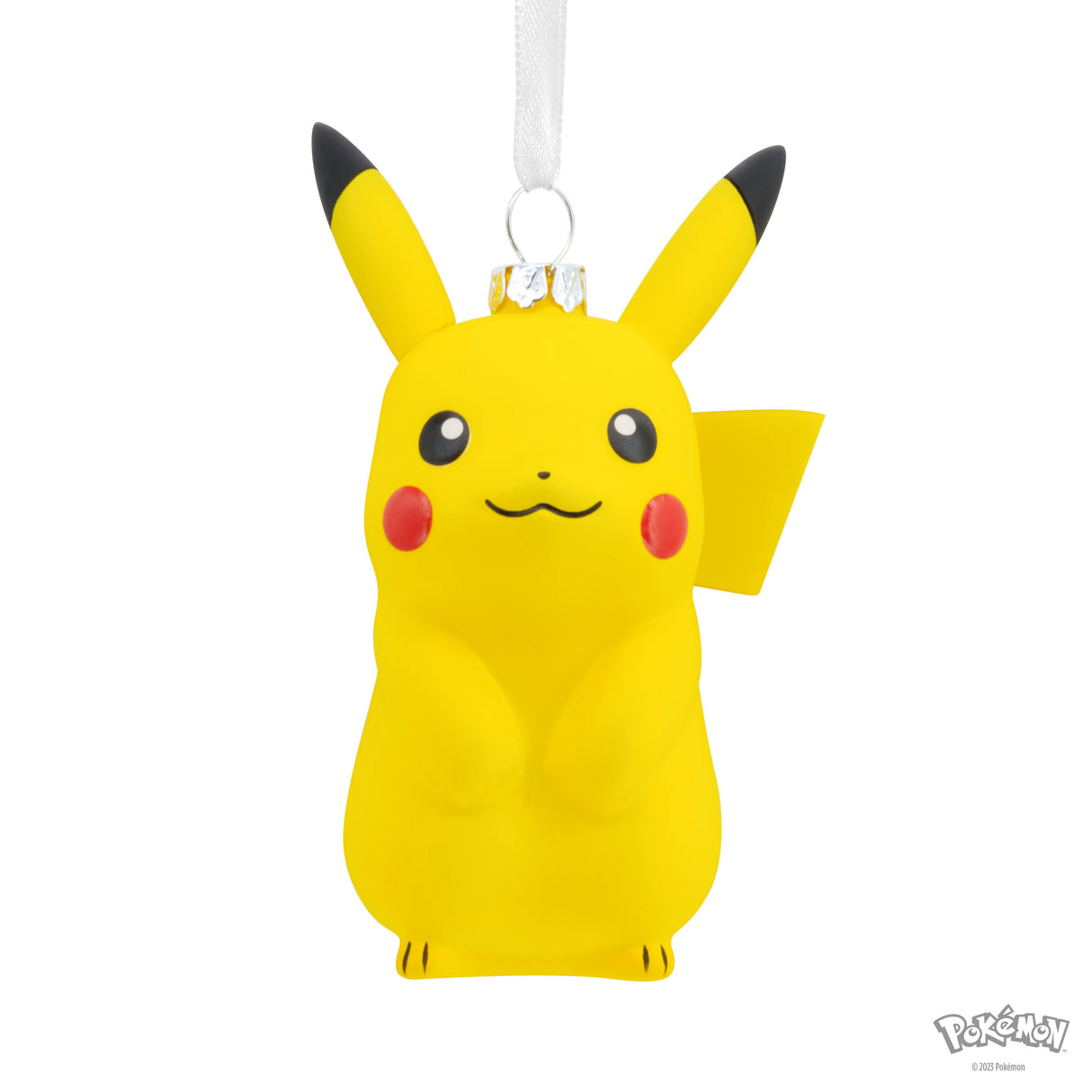 Hallmark Christmas Ornament (Pokémon Pikachu, Blown Glass)