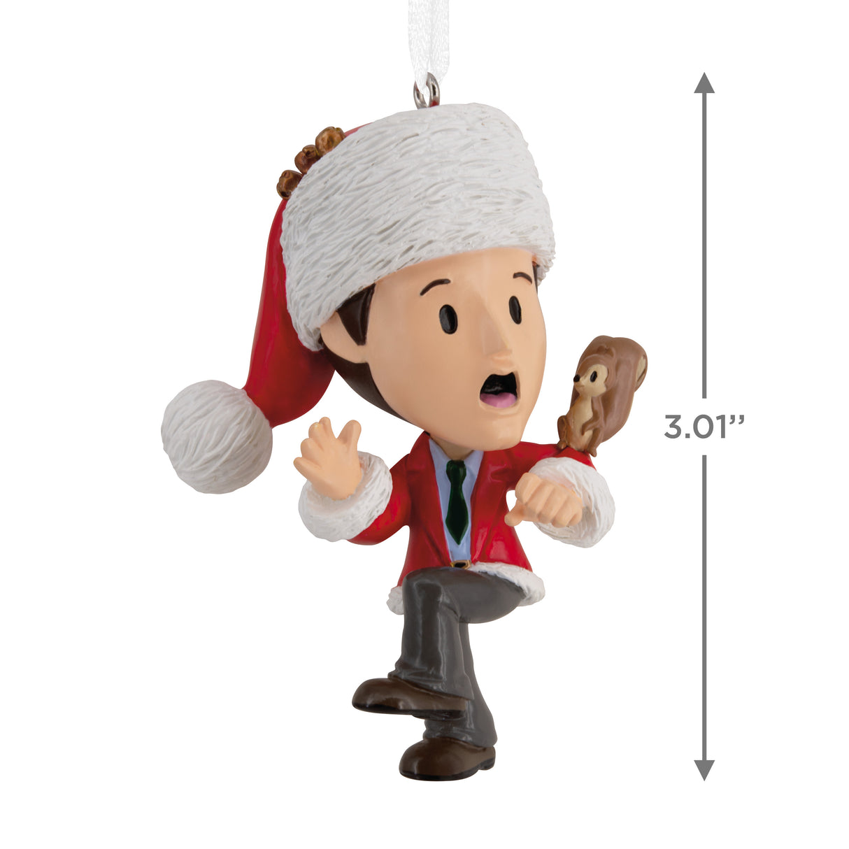 National Lampoon's Christmas Vacation Clark Griswold With Squirrel Stylized Christmas Ornament