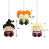 Better Together Disney Hocus Pocus Mary, Winifred and Sarah Sanderson Magnetic Christmas Ornaments, Set of 3