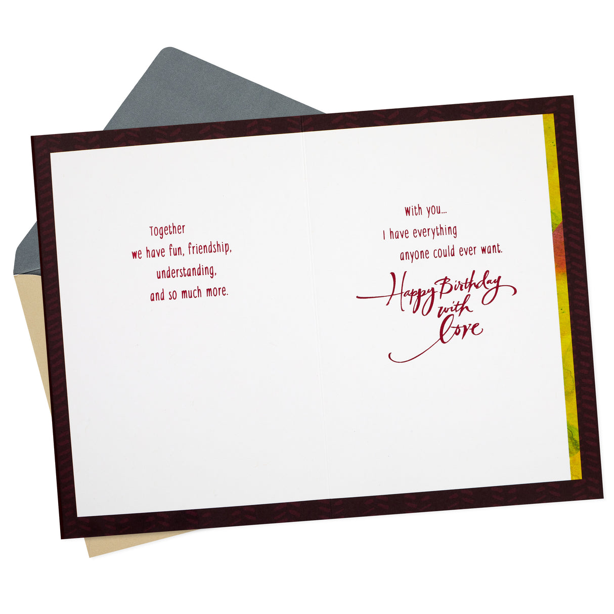 Hallmark Birthday Card for Husband or Boyfriend (Man I Love