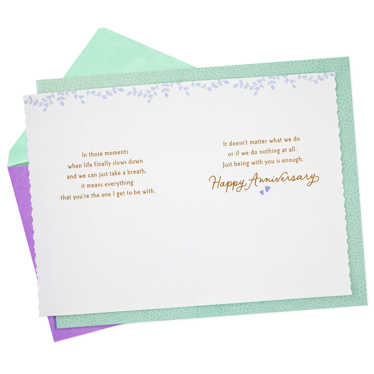 Hallmark Anniversary Card for Husband, Wife, Boyfriend, Girlfriend (Happy Place)