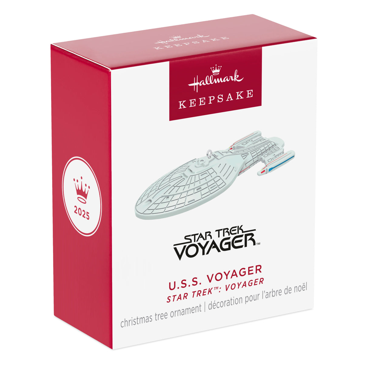Hallmark Keepsake 0.25" Mini Christmas Ornament (Star Trek: Voyager U.S.S. Voyager)