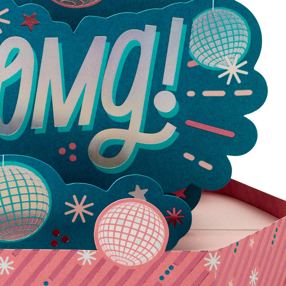 Hallmark Paper Wonder Pop Up Congratulations Card for Graduation (Disco Balls)