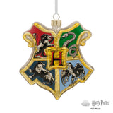 Hallmark Christmas Ornament (Harry Potter Hogwarts Crest Blown Glass)