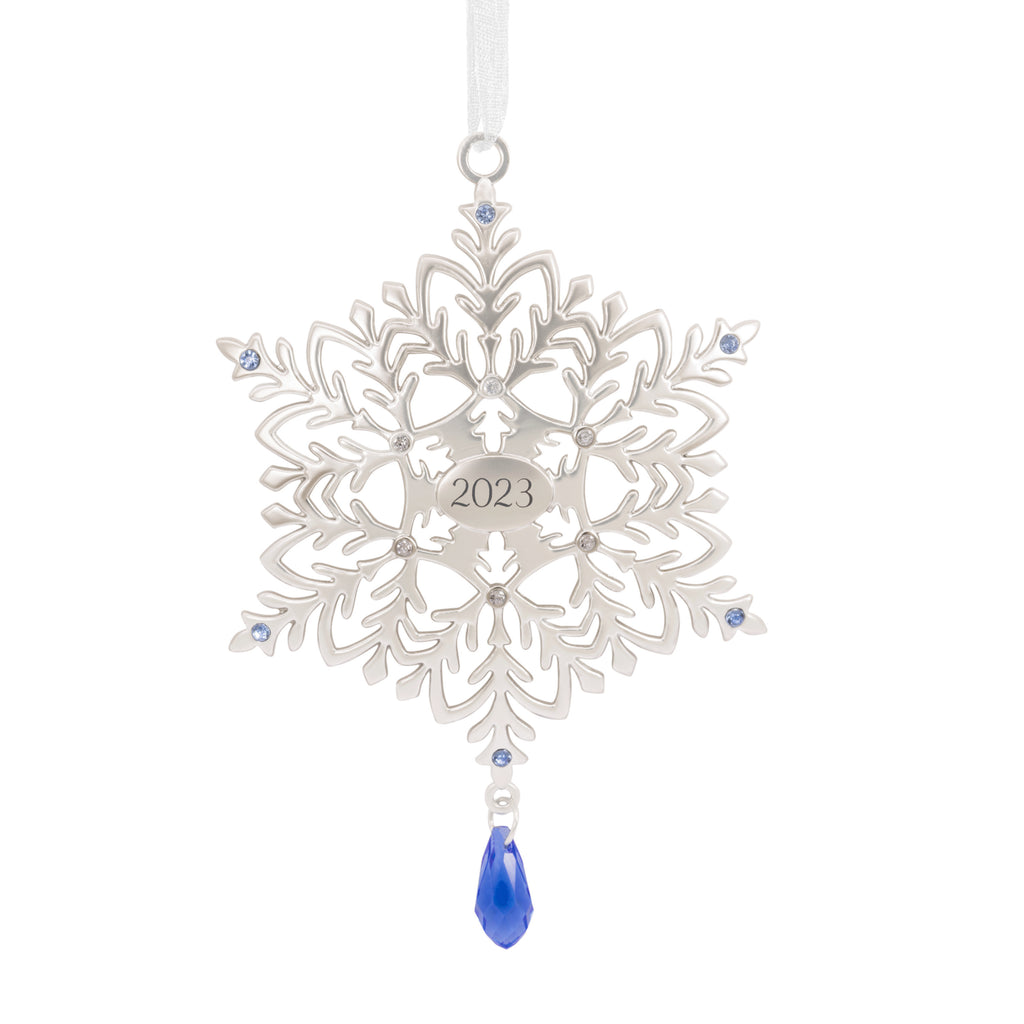 Snowflake 2023 Premium Metal Ornament